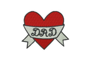 Dad Heart Tattoo Embroidery Review