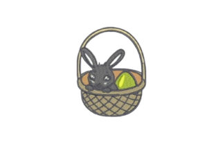 Easter Bunny in Basket Embroidery Review