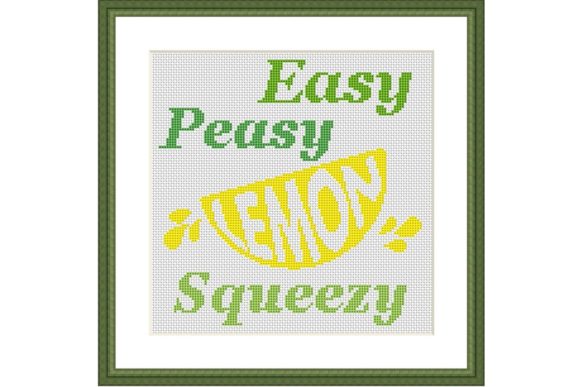 Easy Peasy Lemon Squeezy Cross Stitch Review