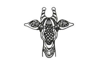 Giraffe Zentangle Embroidery Design Review