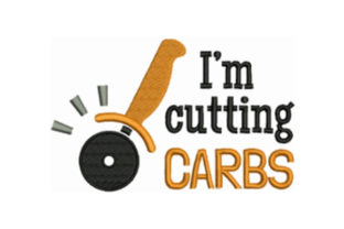 I'm Cutting Carbs Embroidery Review