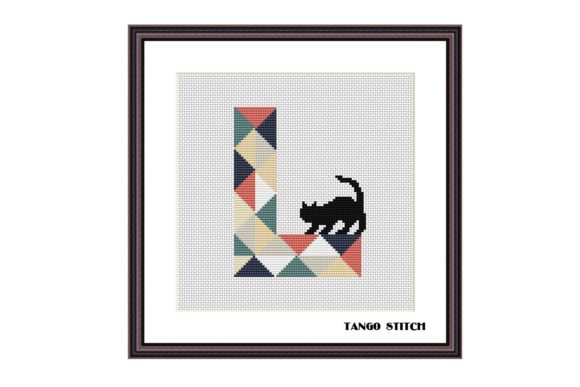 Letter L and Curious Cat Cross Stitch Review