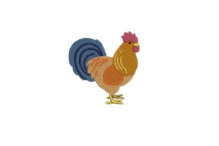 New Hampshire Red Chicken Embroidery Review