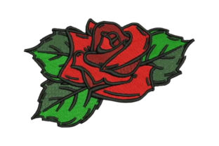 Rose Tattoo Art Style Embroidery Review