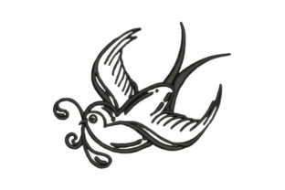 Sailor Tattoo Swallow Embroidery Review