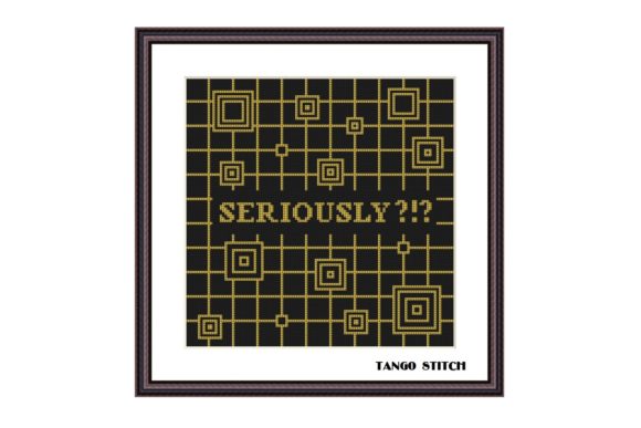 Seriously Funny Geometric Cross Stitch Review