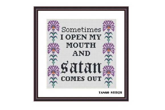 Sometimes Funny Cross Stitch Pattern Review