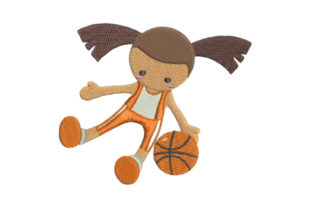 Toy Doll in Basketball Uniform Embroidery Review