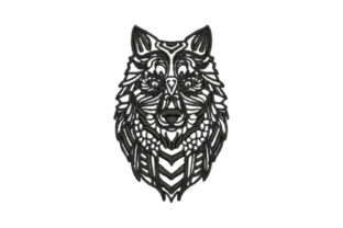 Zentangle Wolf Embroidery Design Review